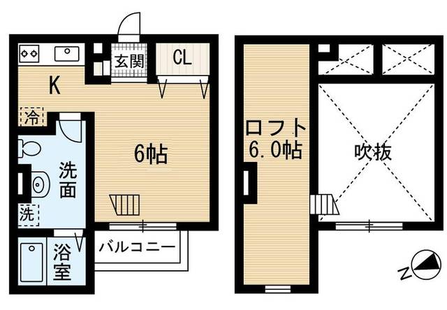 オレンジリーフ香ヶ丘の間取り