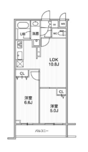 LIME RESIDENCE HIKIFUNEの間取り