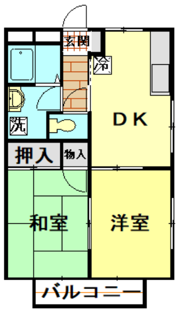 マンワール三芳の間取り