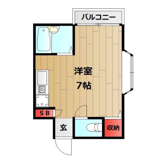 明石市野々上のマンションの間取り