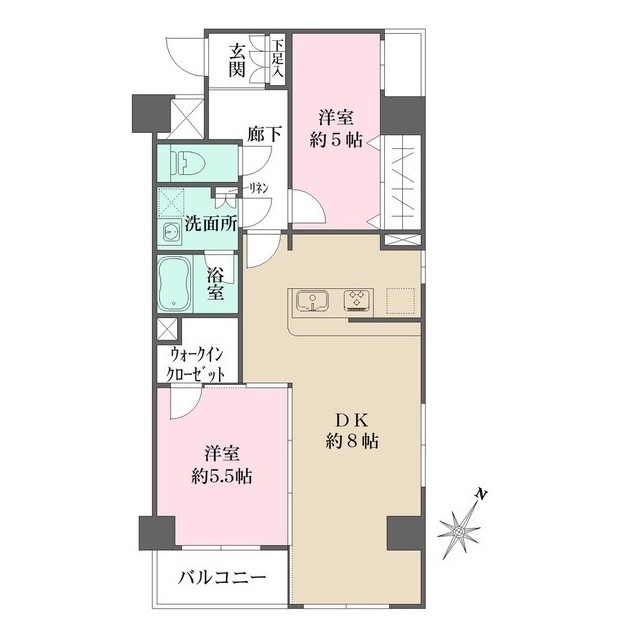 ユナイテッドグロー堀切菖蒲園の間取り