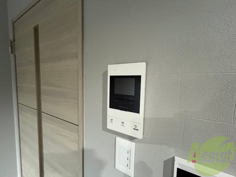 セキュリティ　インターホンで来客確認ができます。安心ですね。
