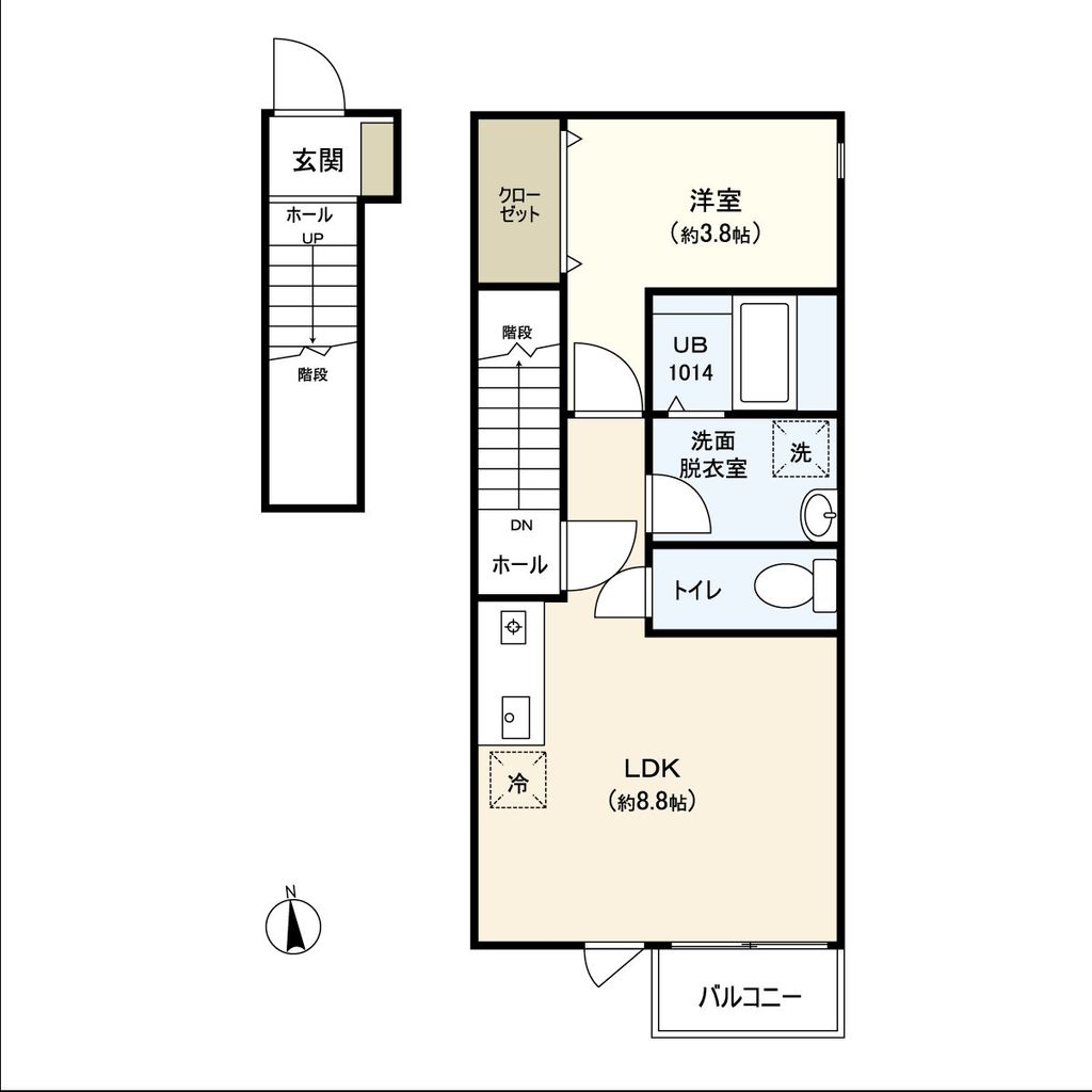 あすとＰａｒｋ名取の間取り