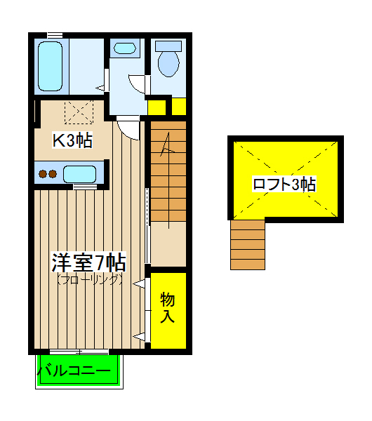 コスモスタンザの間取り