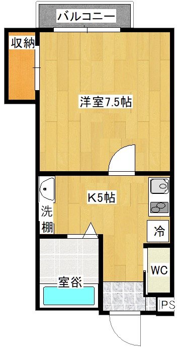 プチメゾン小野Cの間取り