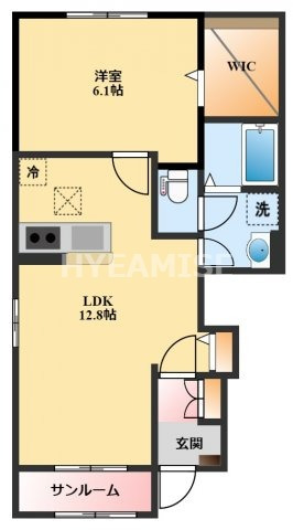 雲仙市愛野町甲のアパートの間取り