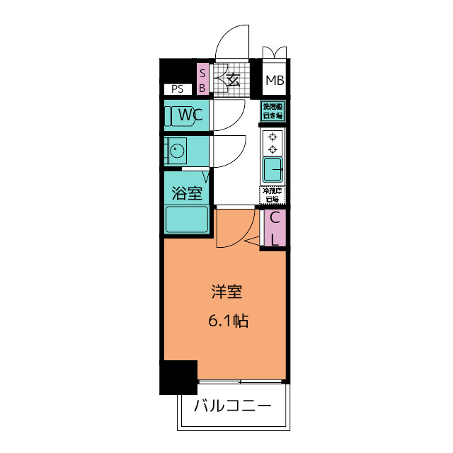 プレサンス名古屋菊井セルカの間取り