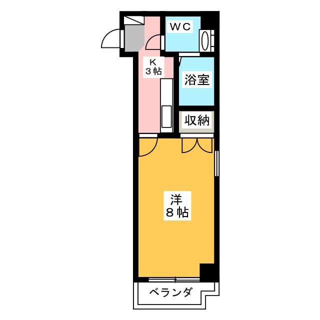 【カーサ・ミラ北寺島の間取り】