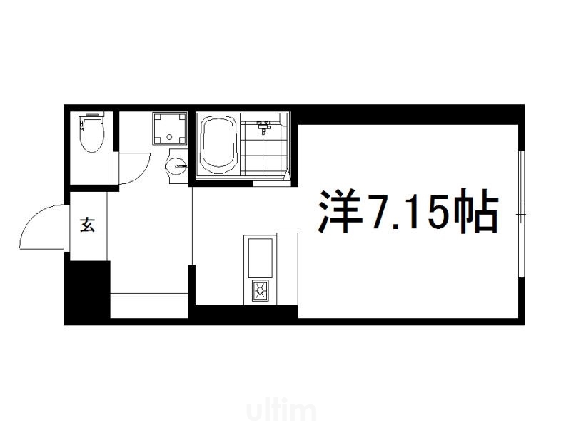 キャッスル京都南の間取り