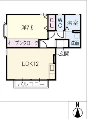 グレース樹木の間取り