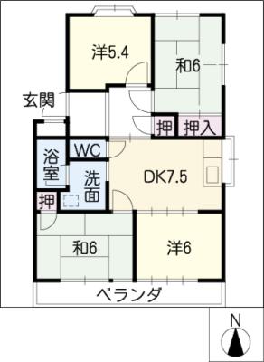 東陽第３ハイツの間取り