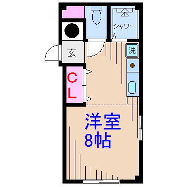 川崎市中原区木月のマンションの間取り