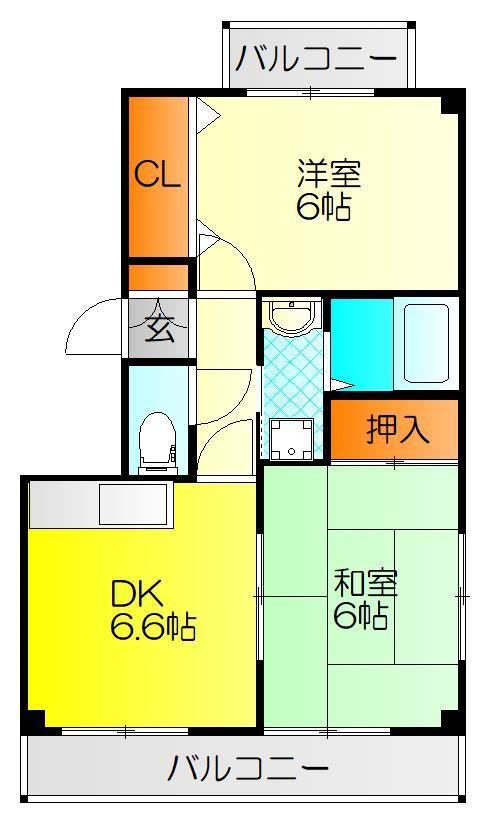 パークサイド横堤の間取り