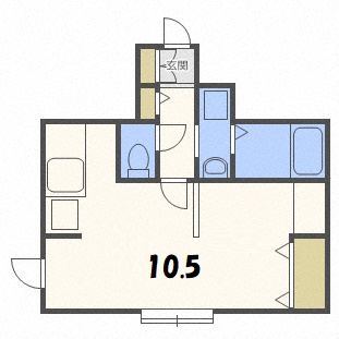 ブルースカイ札幌中央の間取り