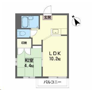 サンビクトワールＢの間取り