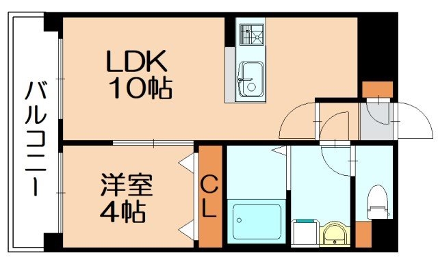 スカイシャトレ原町の間取り