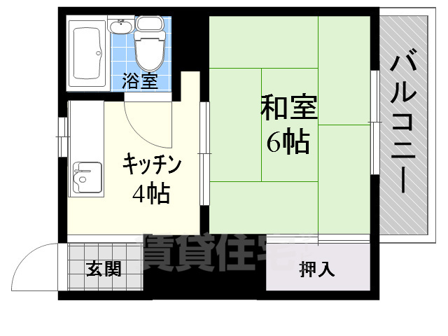 昇幸ハイツの間取り