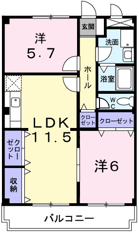 グランフォーレ池上の間取り