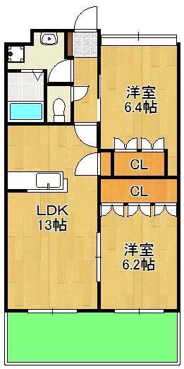 パルティール新入IIの間取り