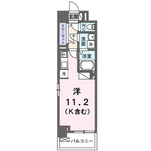 【ルチェンテの間取り】