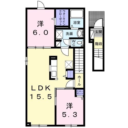 ヴィナグラート　IIの間取り