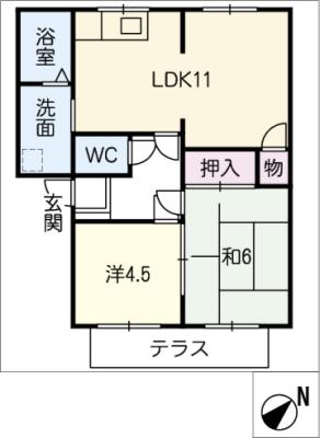 Ａｓａｋｕｒａ　Ｈｅｉｇｈｔｓの間取り