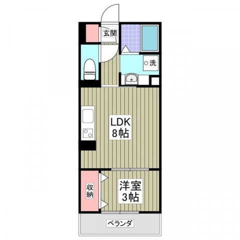 ヴィラ紺屋町の間取り