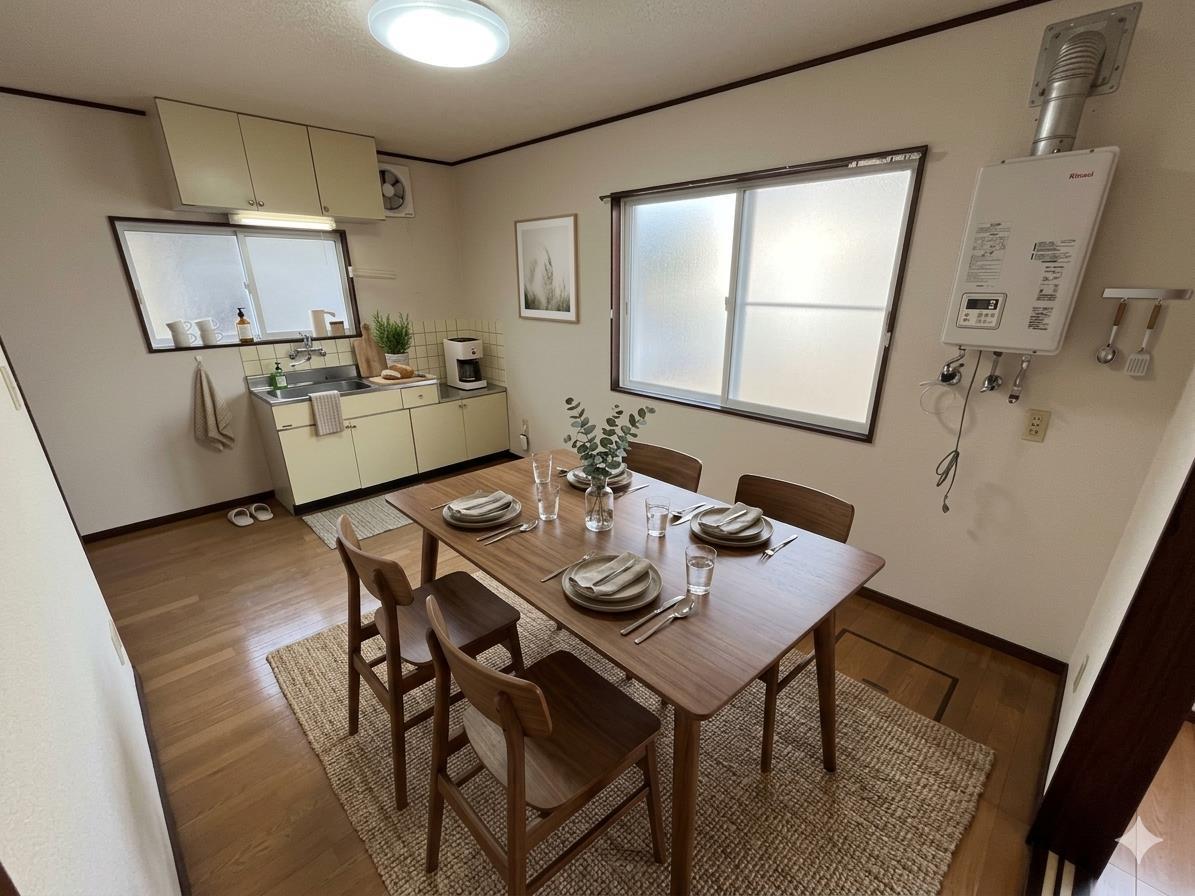 その他部屋・スペース　ダイニングキッチン(AIによるステージングイメージ)