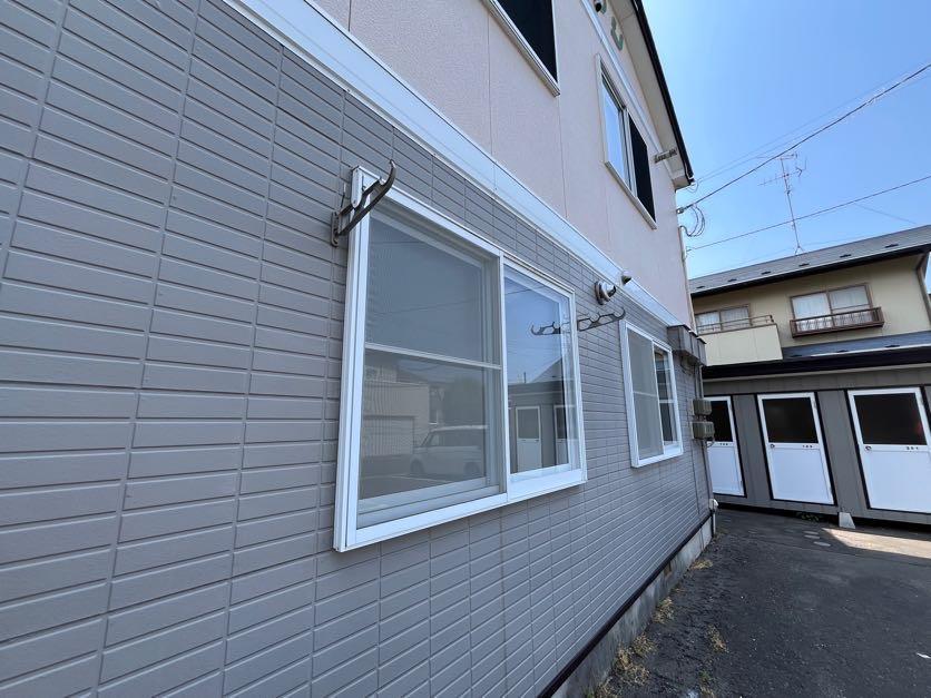 バルコニー　室外物干し