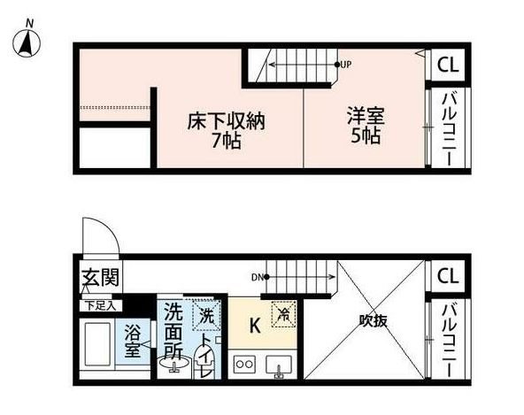 CRASTINE南熊本の間取り