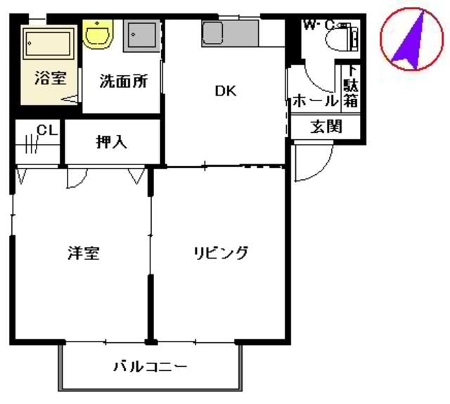 ディアスＹＫ　Ａ棟の間取り