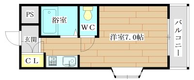 ホリデーイン安満の間取り