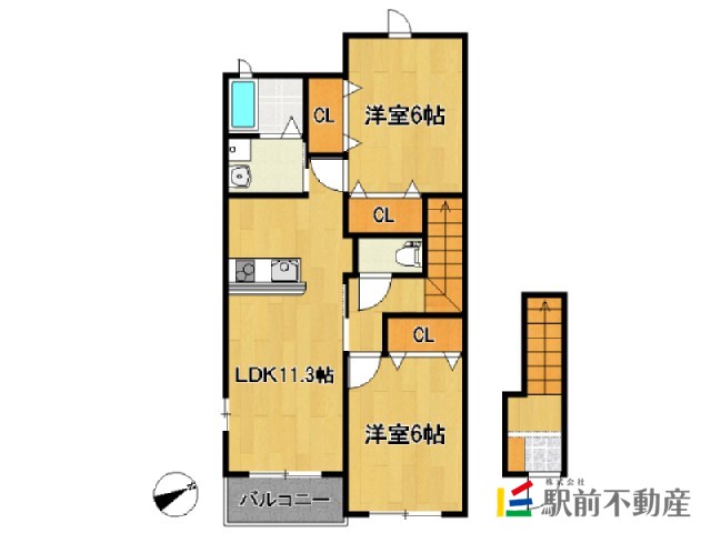 メゾンソレイユの間取り