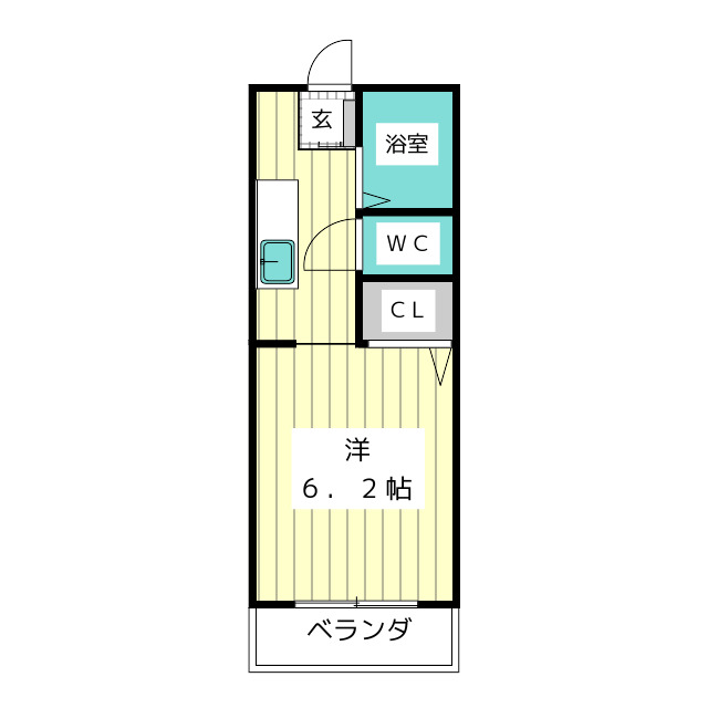 サンビレッヂ平和が丘　ＥＡＳＴの間取り