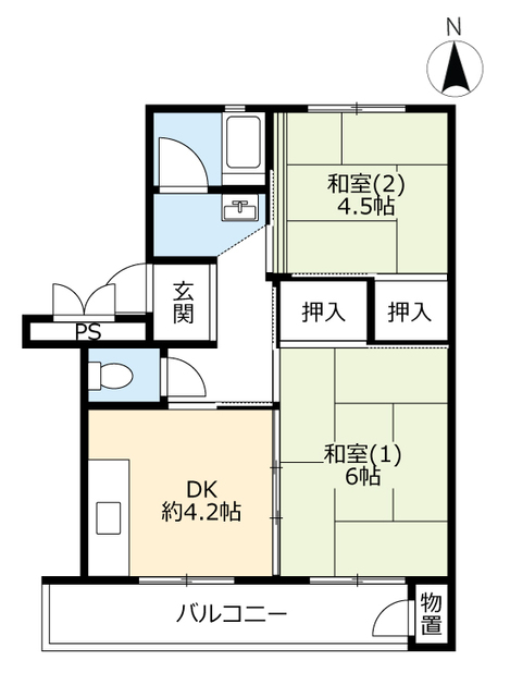 ＵＲ久喜青葉の間取り