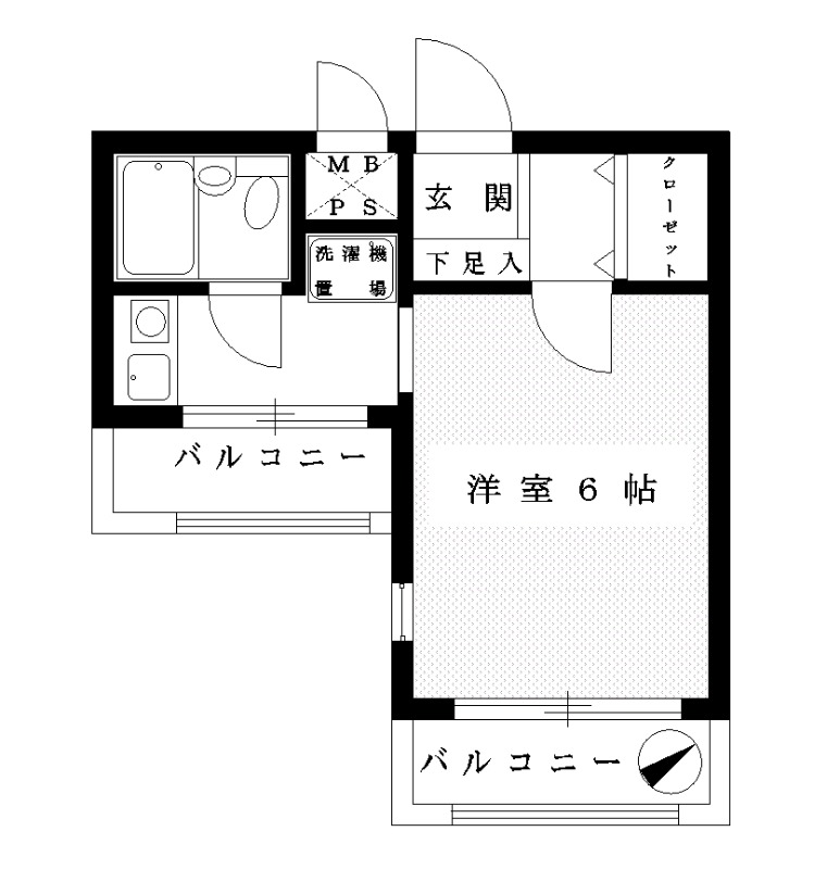 ライオンズマンション中央林間第10の間取り