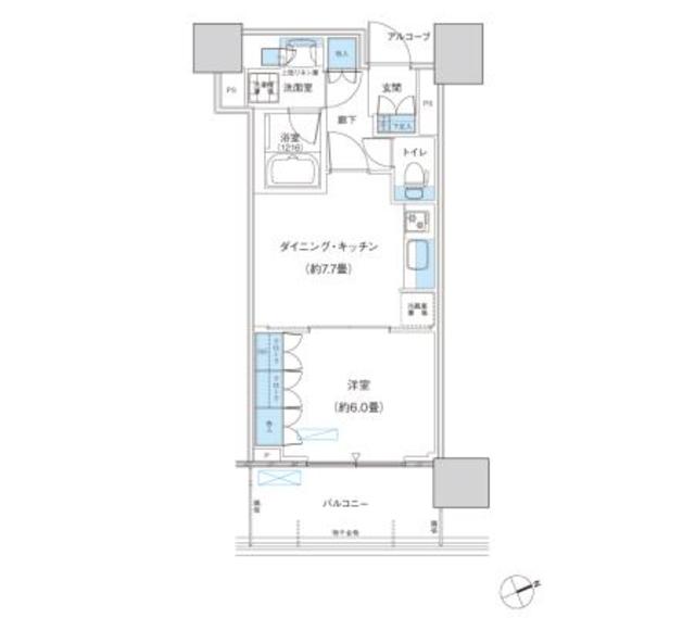 パークシティ柏の葉キャンパス　ザ・ゲートタワー　ウエストの間取り