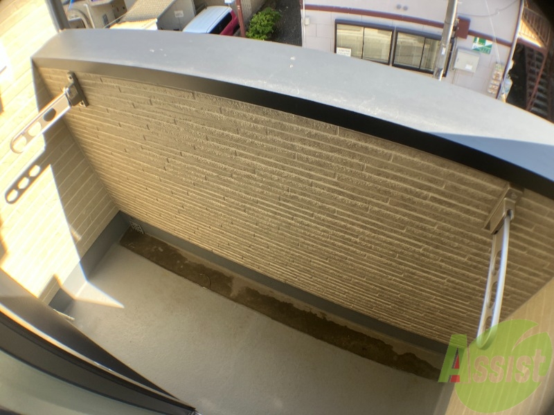 バルコニー　こちらはバルコニーから撮影いたしました。