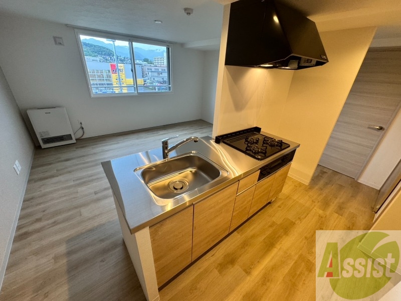 キッチン　システムキッチンなので、すぐお料理に使えます！