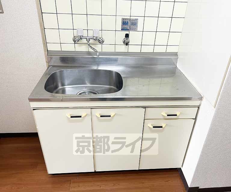 キッチン　ガスコンロ設置可