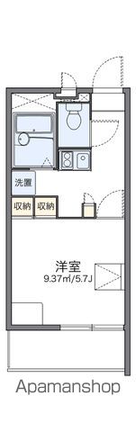 レオパレスピースフル 稲月の間取り写真