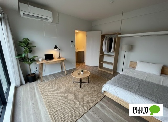 居室・リビング　家具家電はイメージです