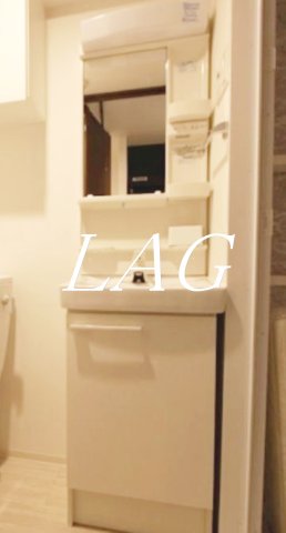 洗面設備　洗面台です。