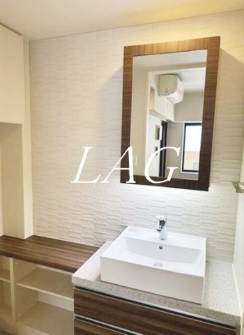 洗面設備　洗面台です。