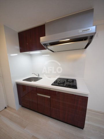 キッチン　スプランディッド安土町　2口ガスシステムキッチン