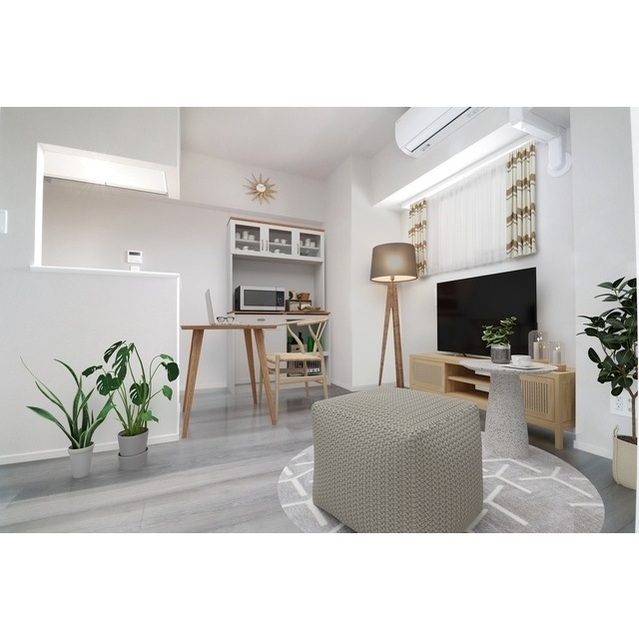 居室・リビング　※ＣＧイメージ／家具等の備え付けはありません（床色等含む）