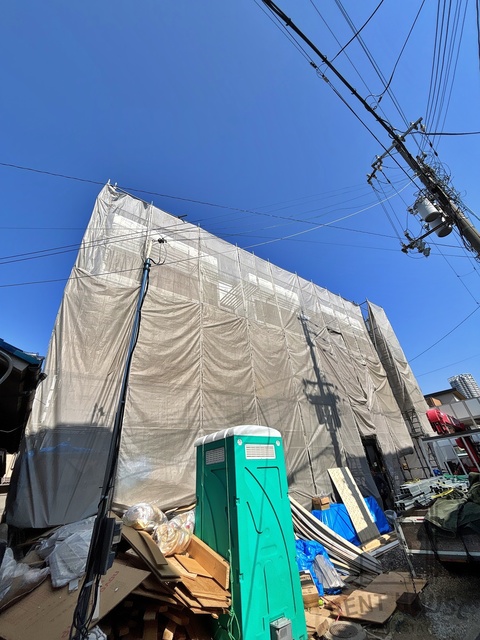 建物外観　外観（建築中）