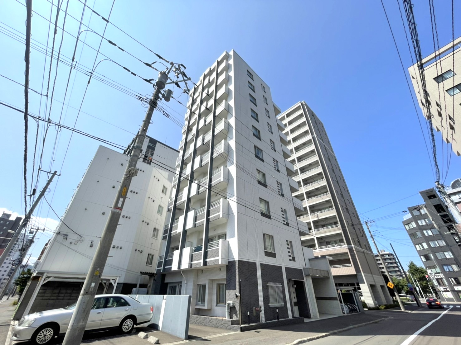 建物外観　都市ガス・エアコン♪人気エリアの好立地デザイナーズ♪