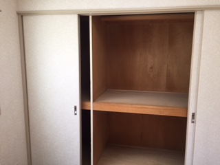 収納　収納のためのスペースです