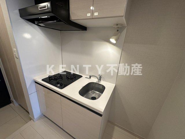 キッチン　コンパクトなキッチンで掃除もラクラク